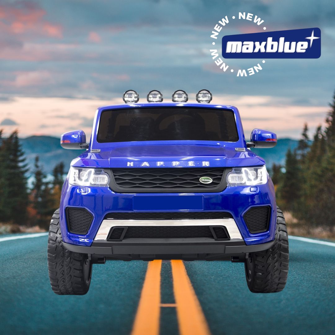 CAMIONETA 4X4 AZUL CON PANTALLA MONTABLE ELÉCTRICO