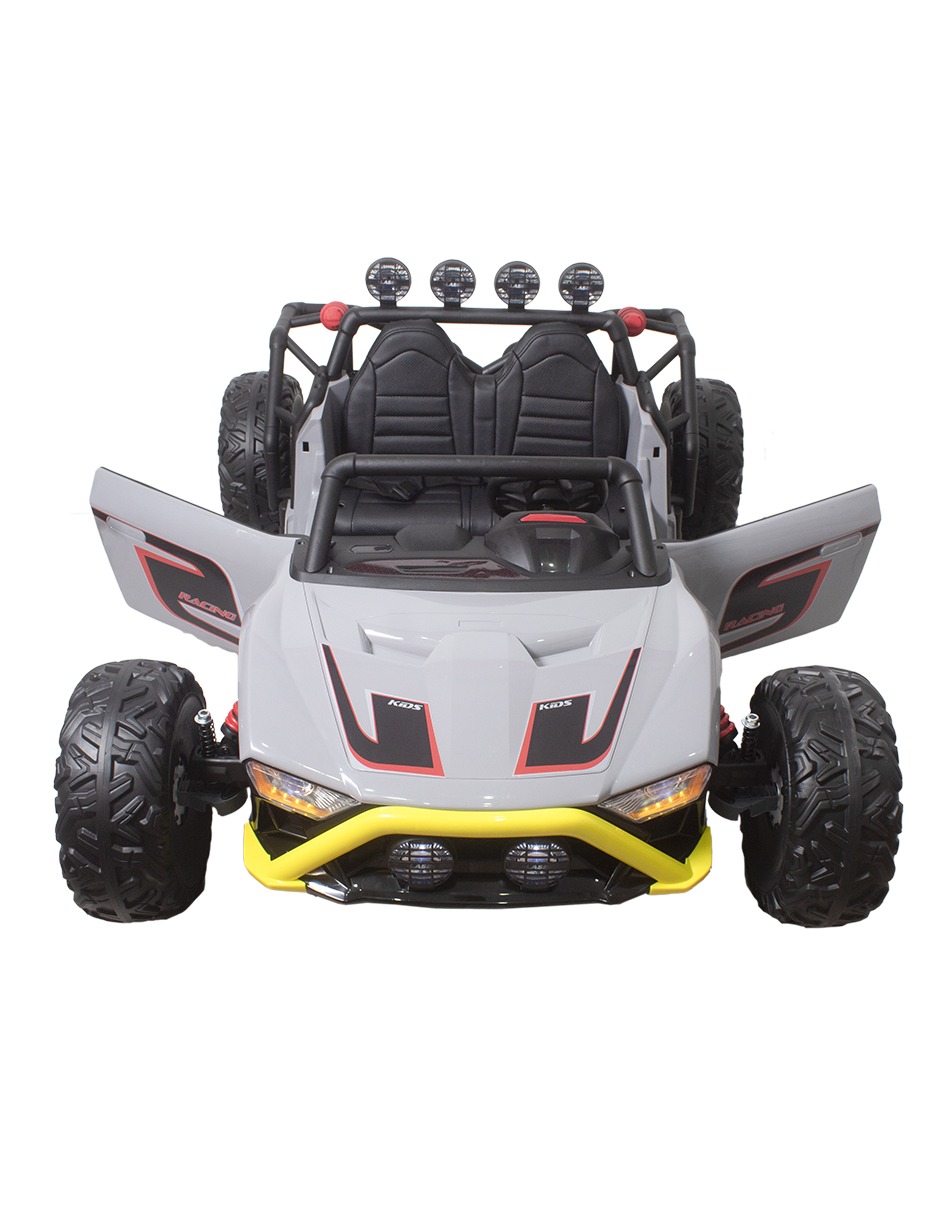 CARRO DEPORTIVO GRIS MONTABLE ELÉCTRICO