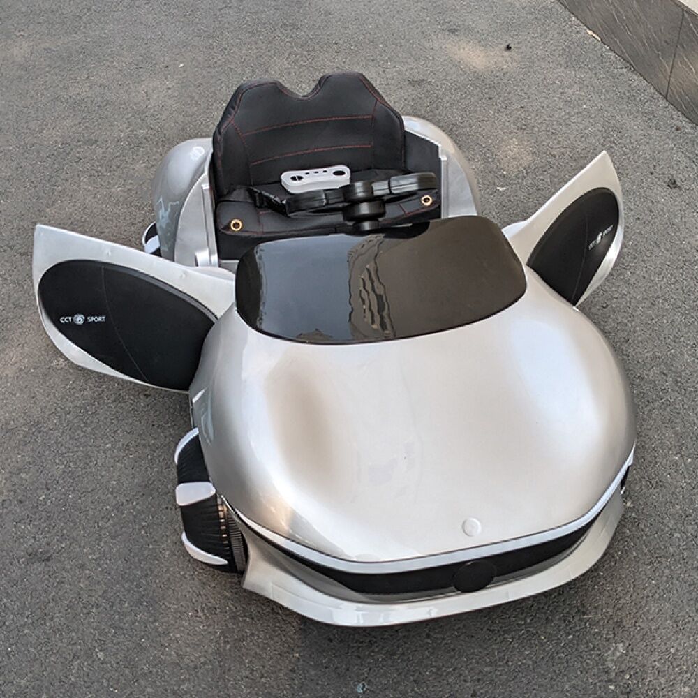 CARRO TIPO MERCEDES PLATA MONTABLE ELÉCTRICO