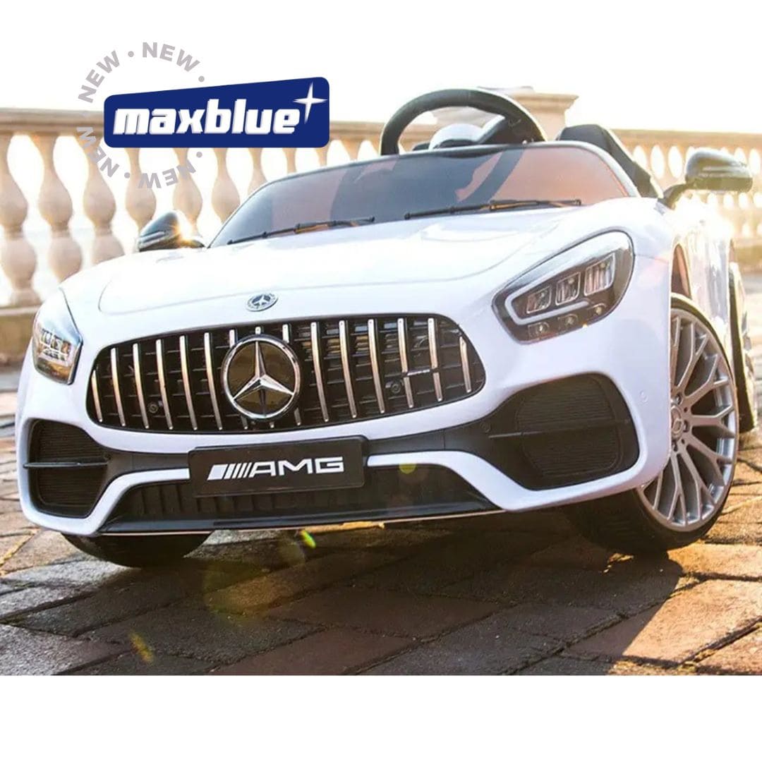 CARRO TIPO MERCEDES BLANCO MONTABLE ELÉCTRICO