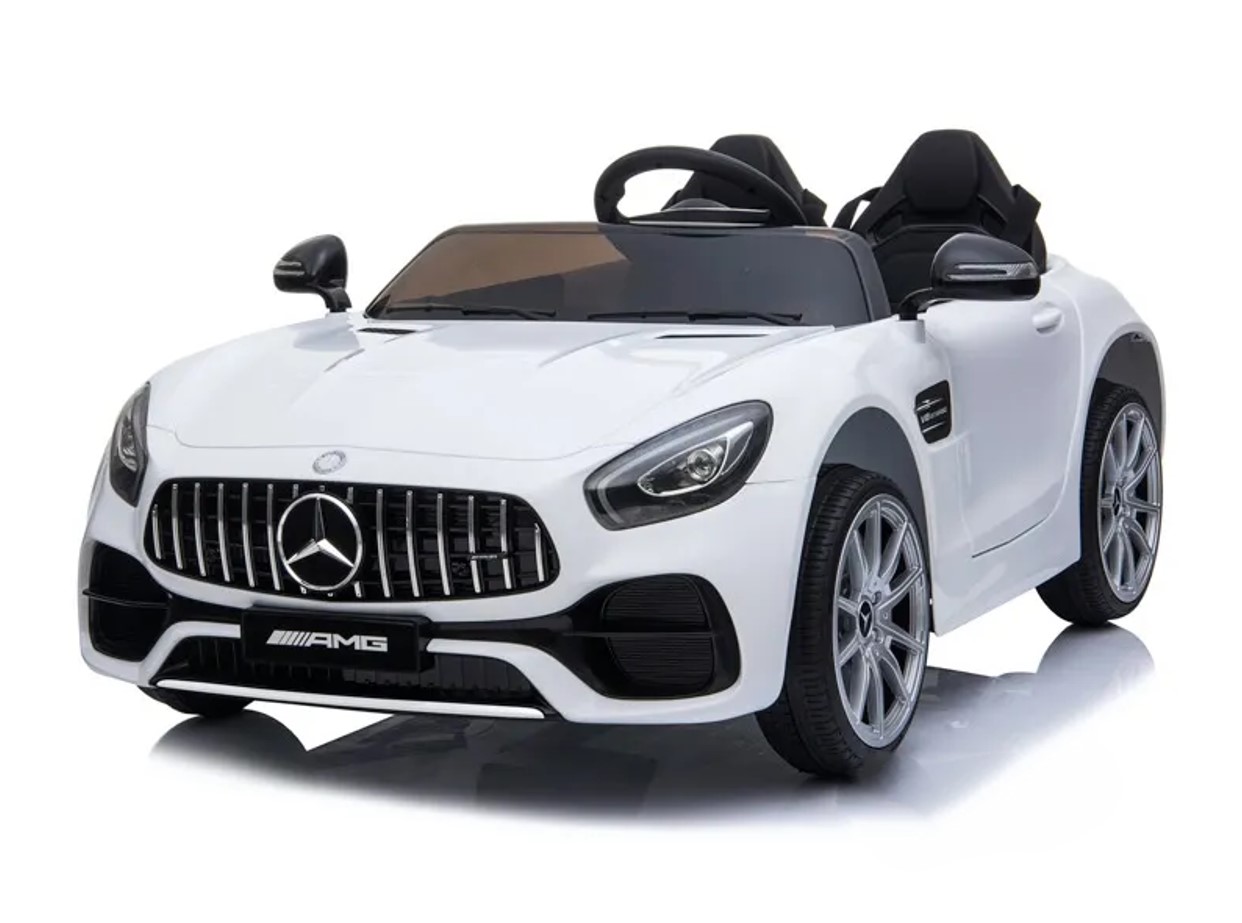CARRO TIPO MERCEDES BLANCO MONTABLE ELÉCTRICO