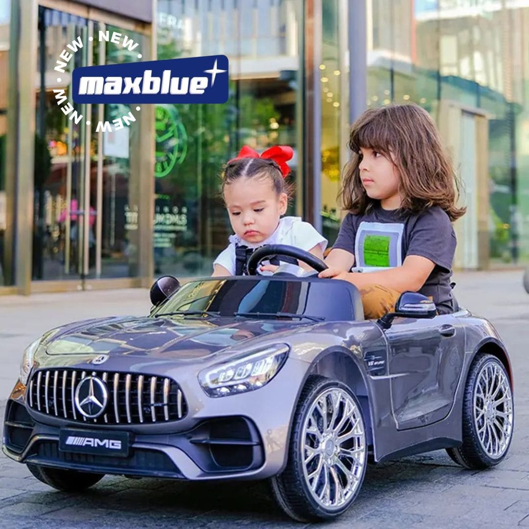 CARRO TIPO MERCEDES GRIS MONTABLE ELÉCTRICO