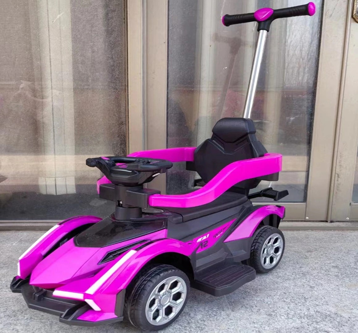 CARRO MONTABLE DE EMPUJE MANUAL ROSA