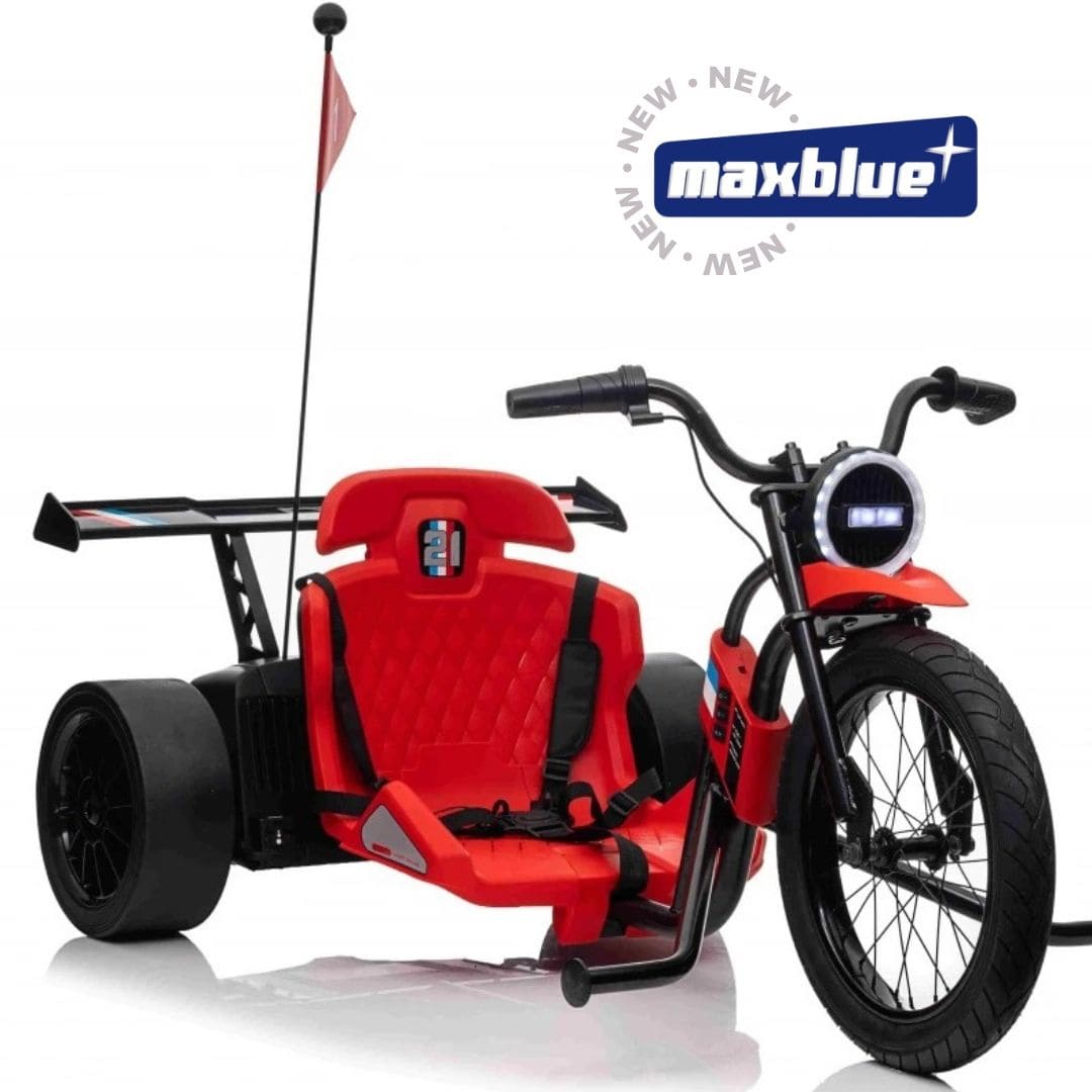 MONTABLE TIPO GO KART ROJO ELÉCTRICO