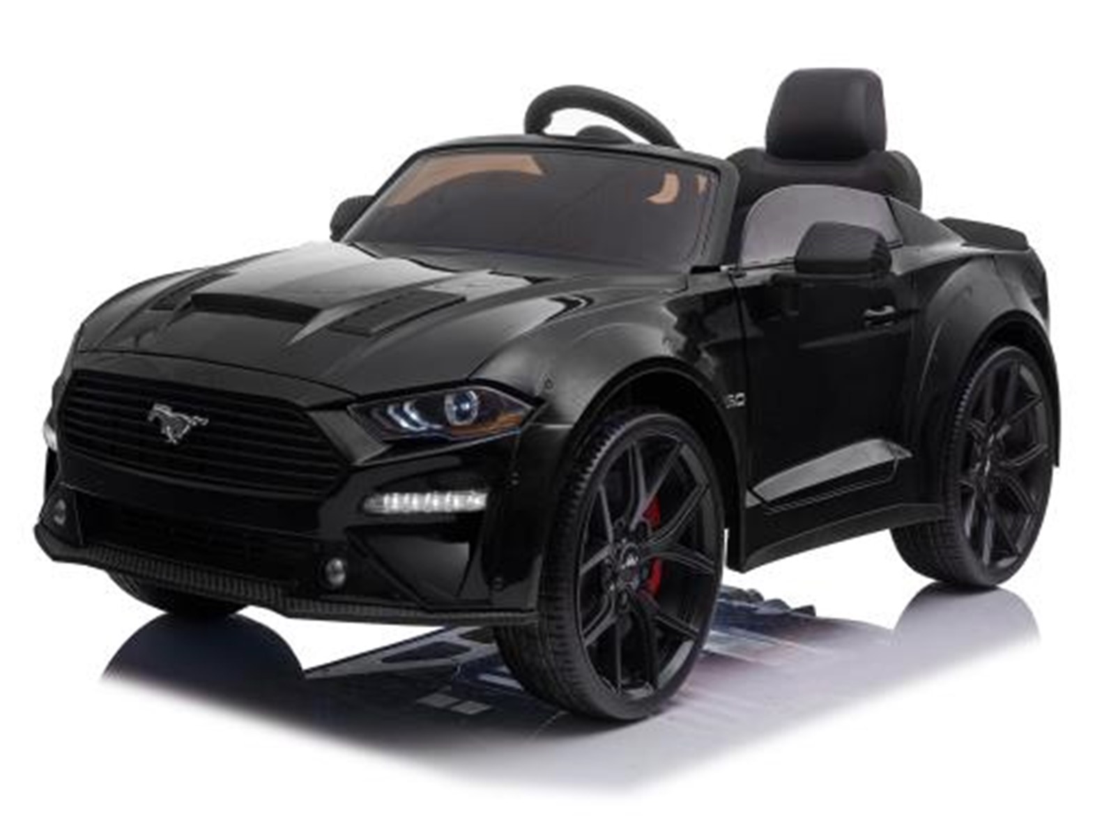 CARRO FORD MUSTANG NEGRO MONTABLE ELÉCTRICO