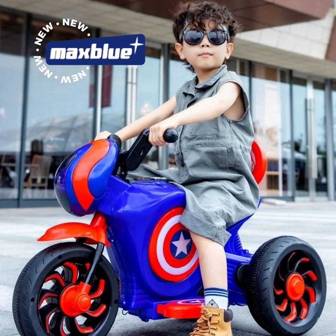 MOTO DE CAPITAN AMERICA MONTABLE ELÉCTRICA