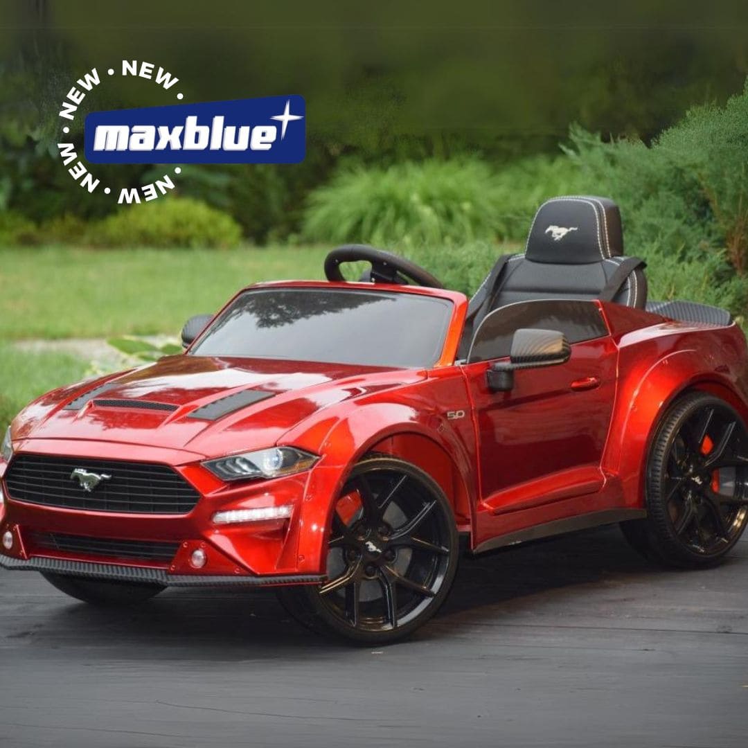 CARRO FORD MUSTANG ROJO MONTABLE ELÉCTRICO