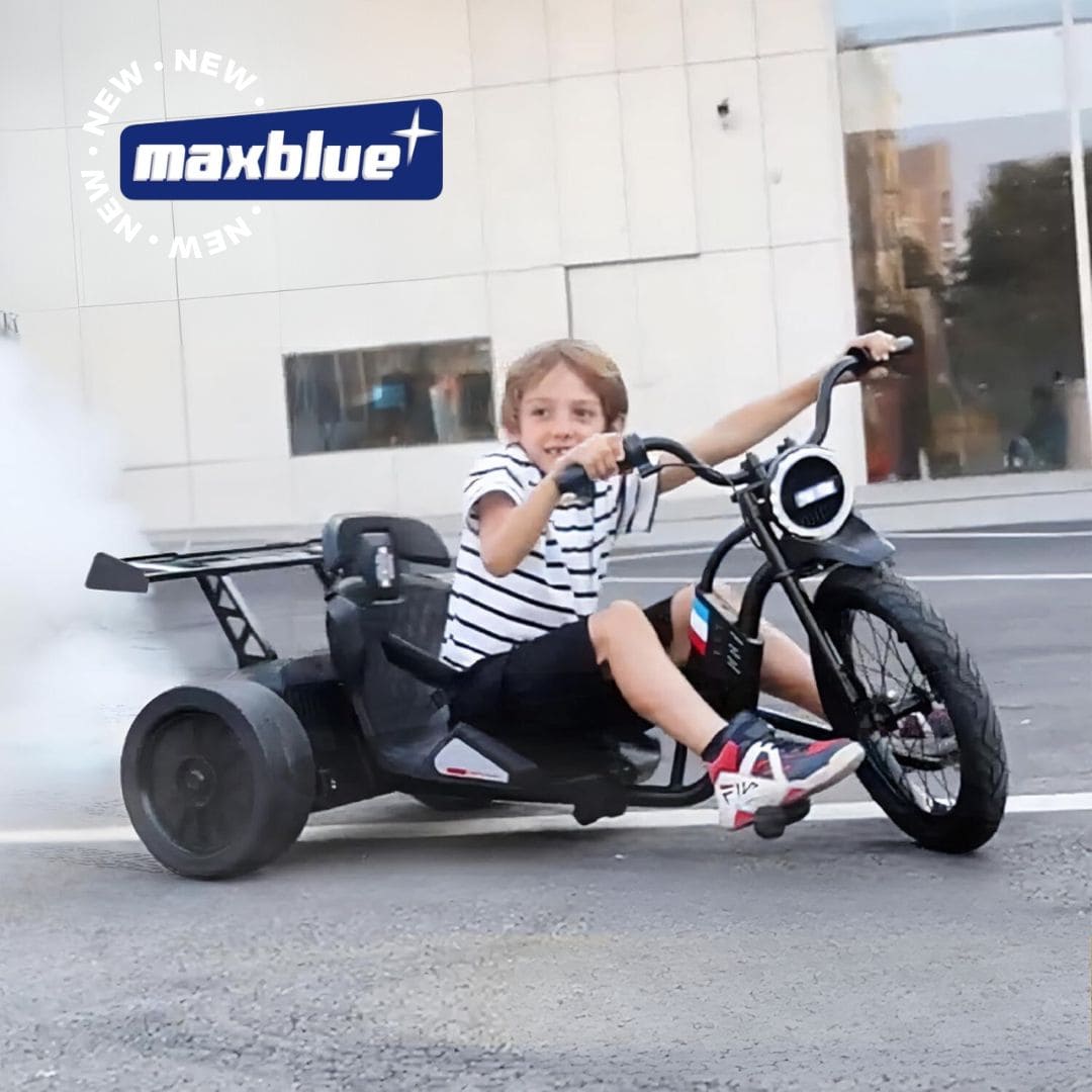 MONTABLE TIPO GO KART NEGRO ELÉCTRICO