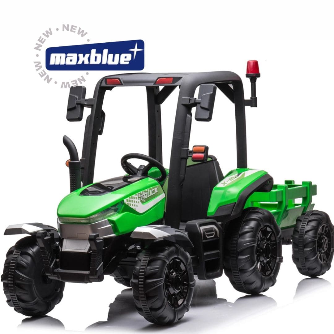 TRACTOR VERDE MONTABLE ELÉCTRICO